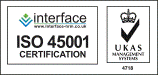 Interface NRM ISO45001 logo